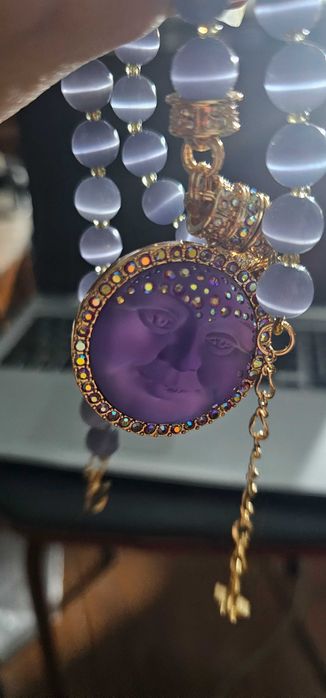 Koльє вінтаж Kirks folly Moon face