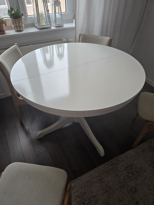 Ikea rozkładany stół Ingatorp biały