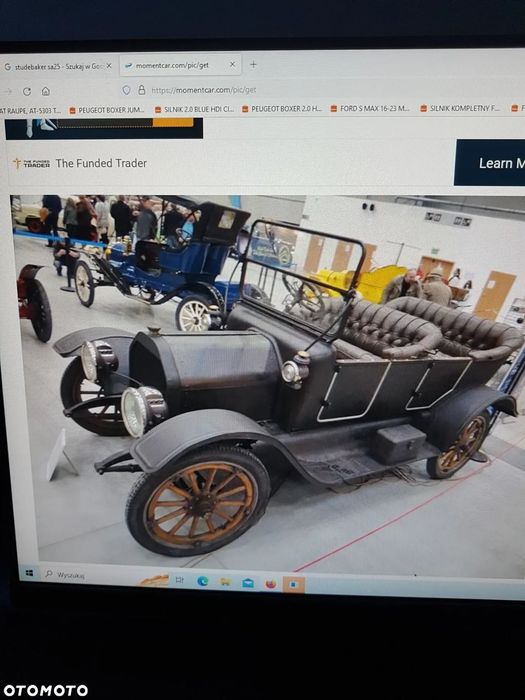 STUDEBAKER Zarejestrowany 1913 rok Po Renowacji Żółte Tablice