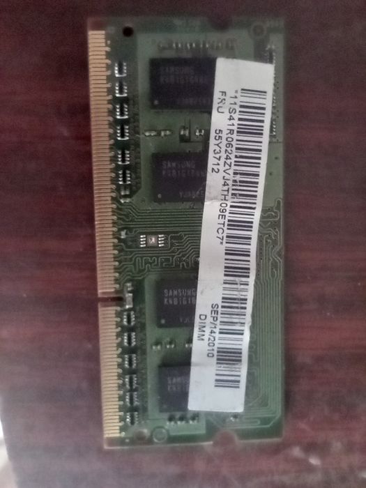 Оперативна пам'ять для ноутбуків ddr3 1gb samsung