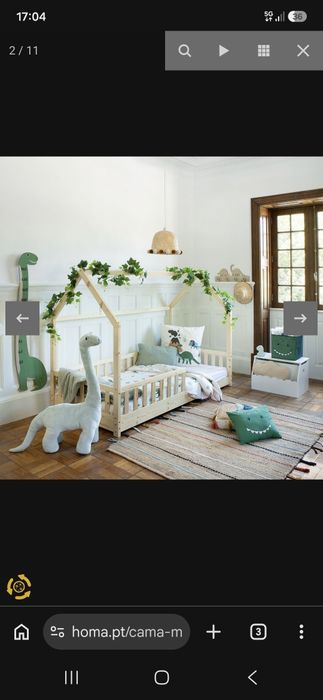 Cama montessori Homa
Preço novo na loja 199 euros.