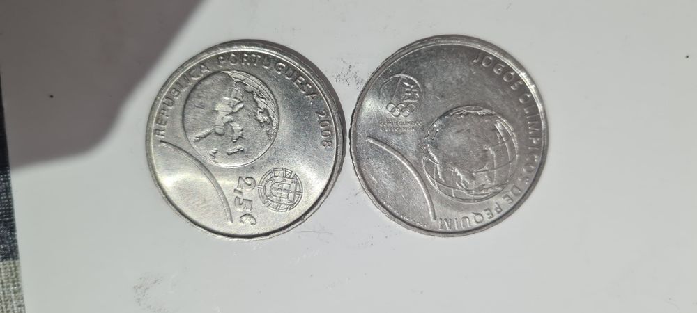Moedas coleção antigas