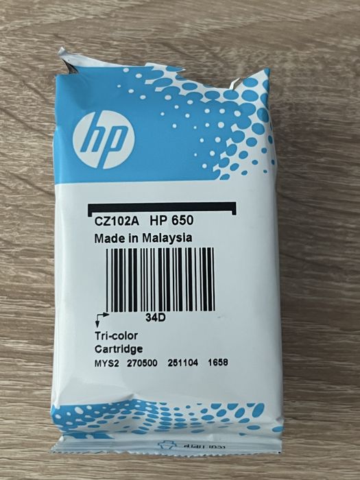 Tusz do drukarki hp 650