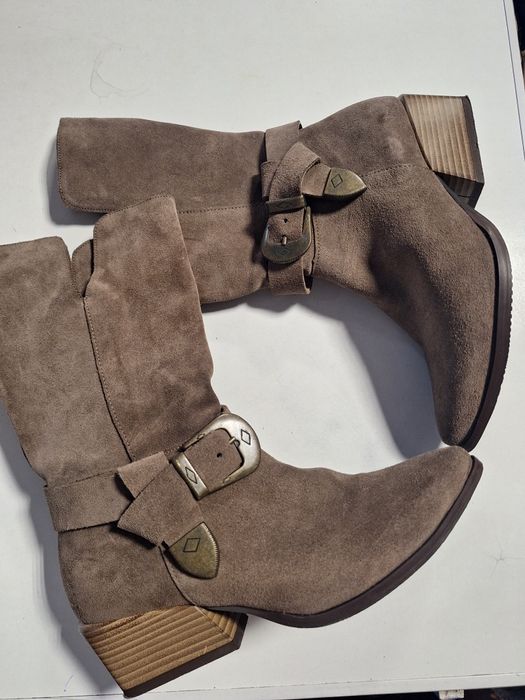 Botki kowbojki Karino 36 skórzane