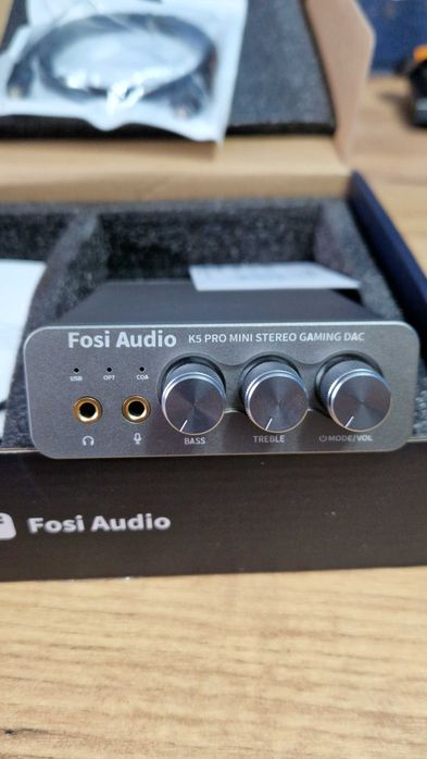Ігровий ЦАП Fosi Audio K5 Pro (DAC). Повний комплект, ідеал
