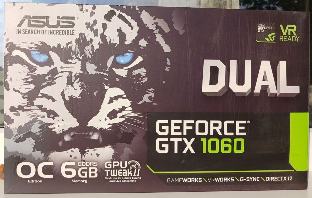 Відеокарта ASUS GTX 1060 OC Dual 6GB GDDR5
3 800 грн.
Договірна