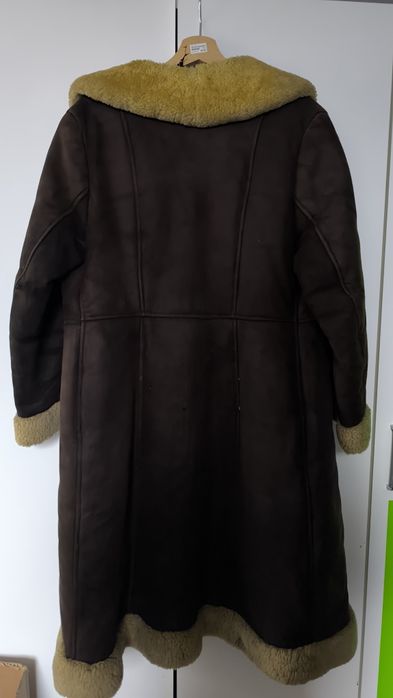 Płaszcz kożuch damski PRL