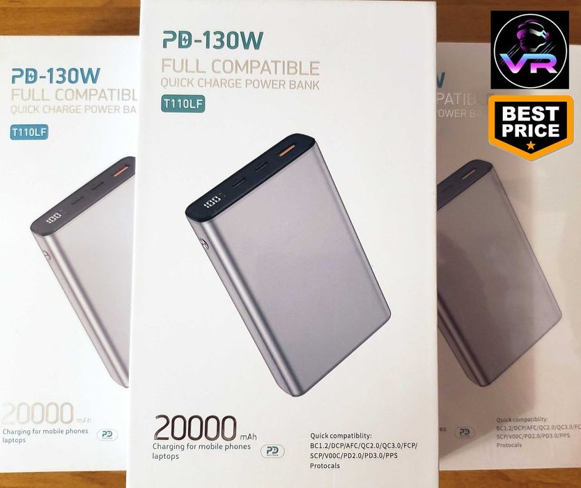 ‼️ Повербанк Power Bank PD 130W 20000 mAh (УМБ) MacBook iPhone