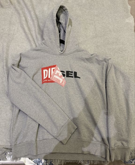 худі Diesel сіре