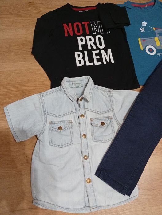 Ubranka 116 cm chłopak