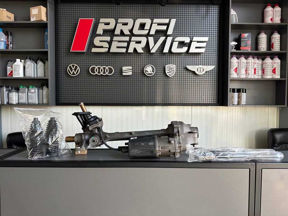 Рульова рейка VW Audi Seat Skoda 5Q1423055F 5Q0909143P 3QF423050B вживана оригінал VAG