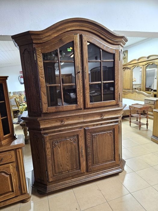 Witryna dębowa kredens Piotrówek