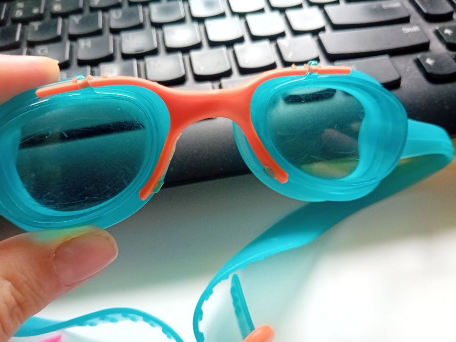 Okularki do pływania okulary na basen dla malucha 3 szt
