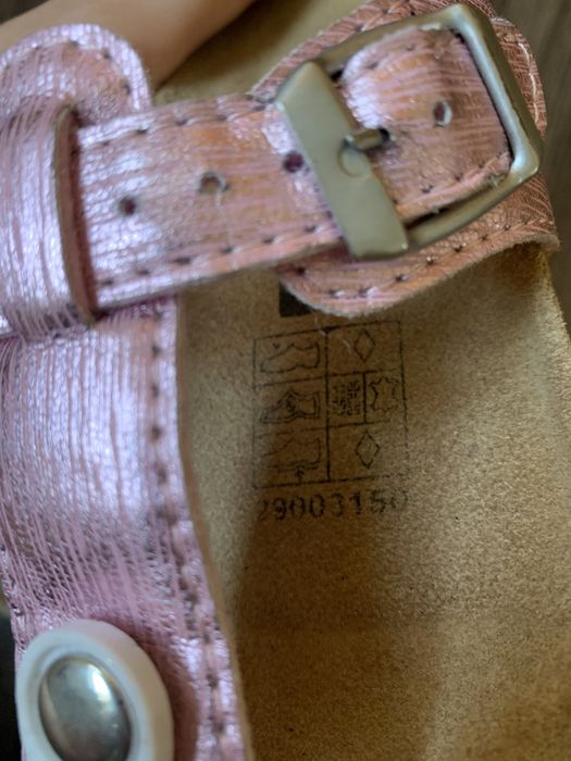 Детские кожаные ортопедические шлёпанцы (Германия)