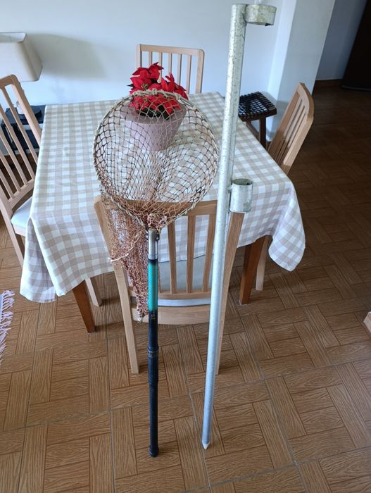 Canelão de pesca , camaroeiro e espeto