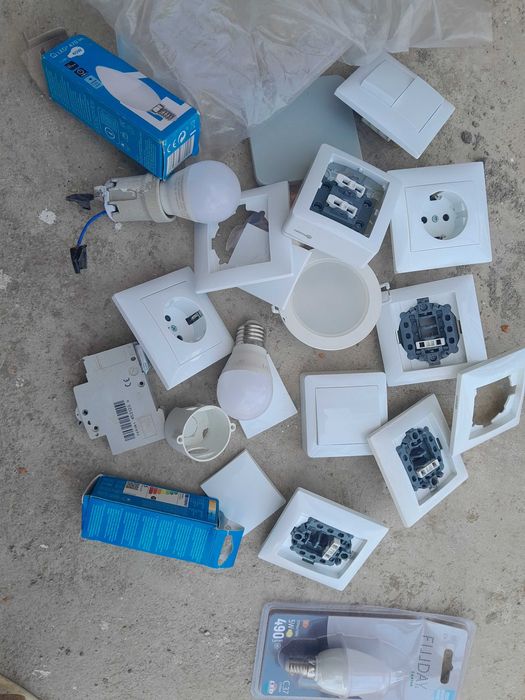 Tomadas e interruptores comutadores de escada