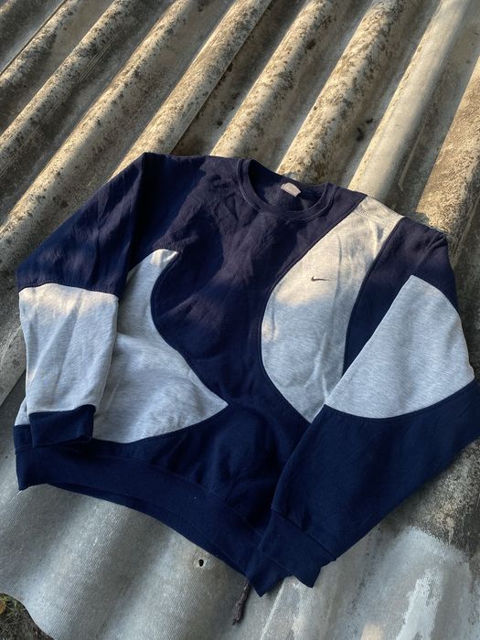 Винтажный свитшот Nike Big Swoosh / Найк оверсайз кофта