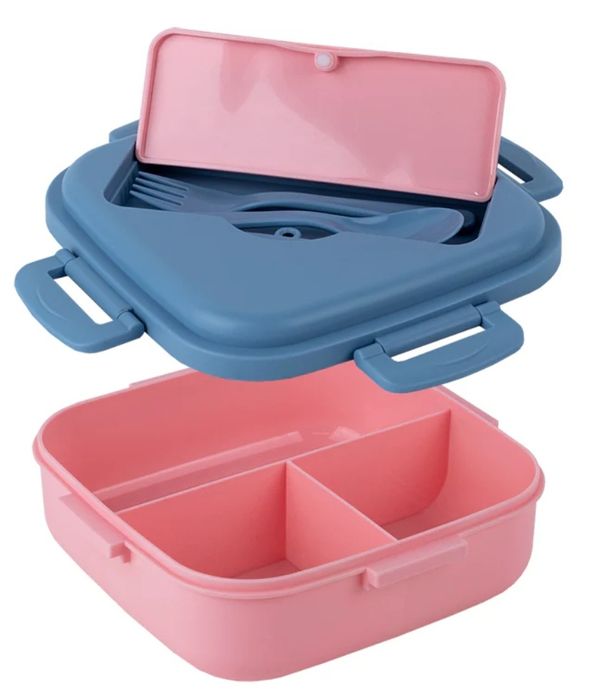 Ланчбокс з розділювачем Kite рожевий ТА ФОРМИ