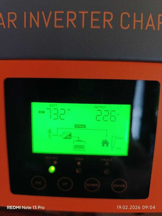 Комплект живлення:Must LP1600-24100 24В 100Аг,  PowMr POW-HVM3.2H