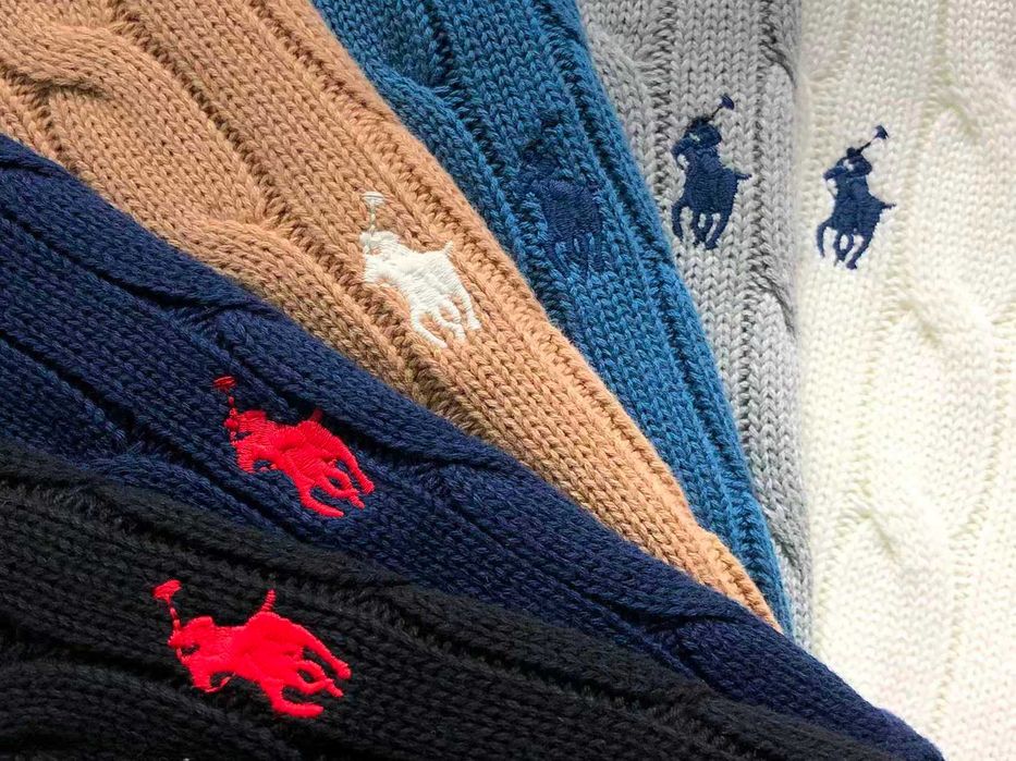 Вязане поло Ralph Lauren поло Ральф Лорен унісекс чорне біле синє сіре бежеве футболка поло чоловіче жіноче polo ralph lauren knit
