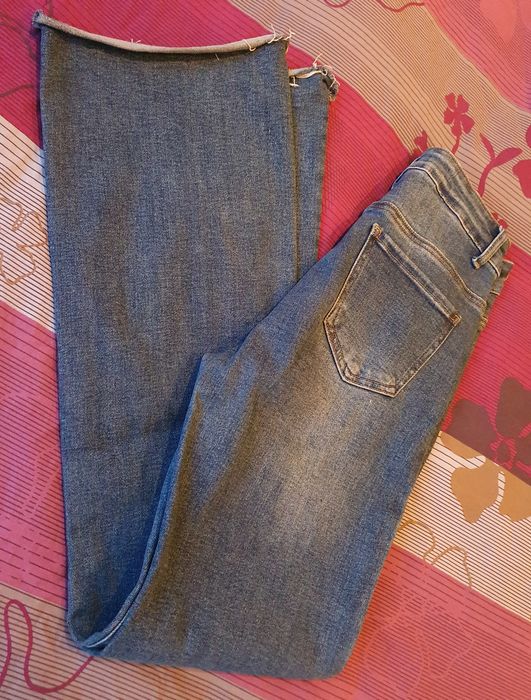 Jeansy flare Goodies r. S wysoki stan
