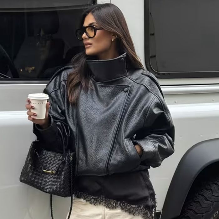 Бомбер в стилі Zara чорний