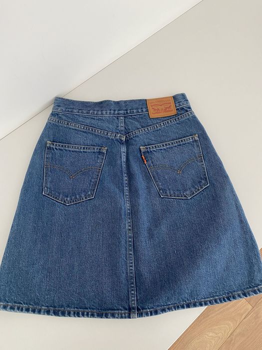 джинсова спідниця levis