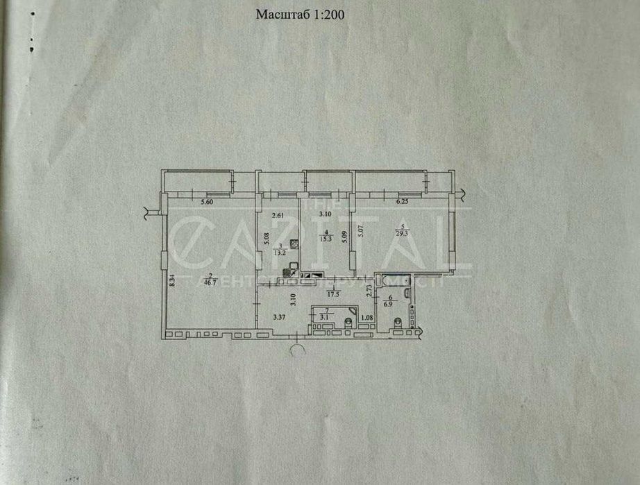 3-комнатная квартира по адресу ул. Чигорина (площадь 150 м²) - Atlanta.ua - фото 16