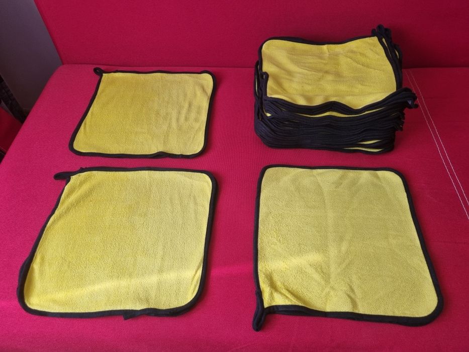 Zestaw do auta ściereczki microfibra 10szt   Duże+Małe  60cm i 30cm