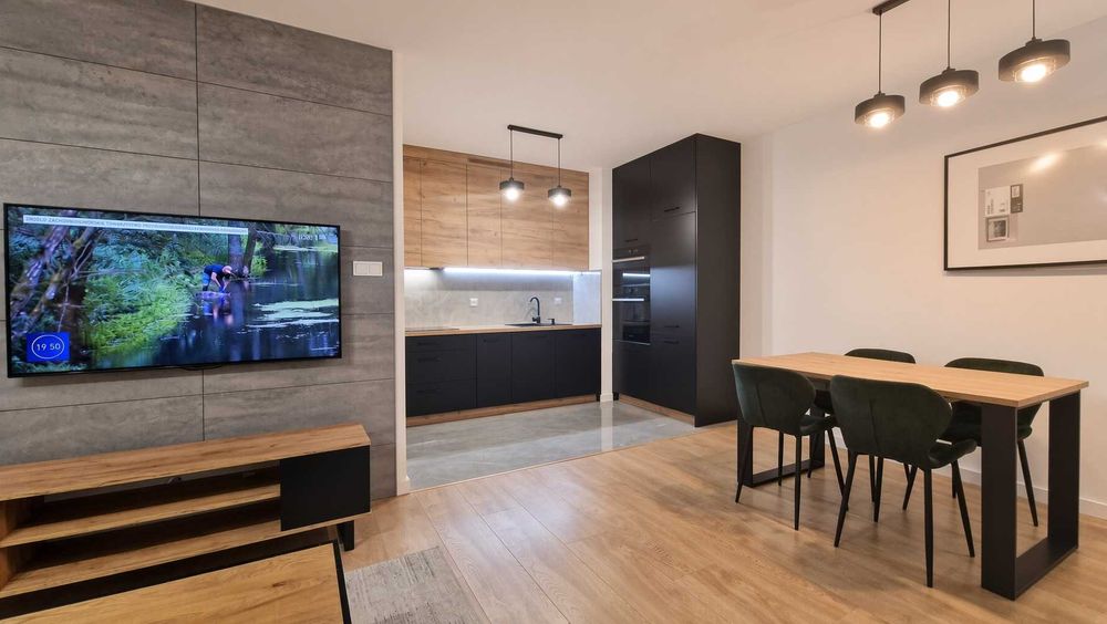 Nowoczesny 3-pokojowy apartament, 2 sypialnie, garaż podziemny, ul. Różana 24