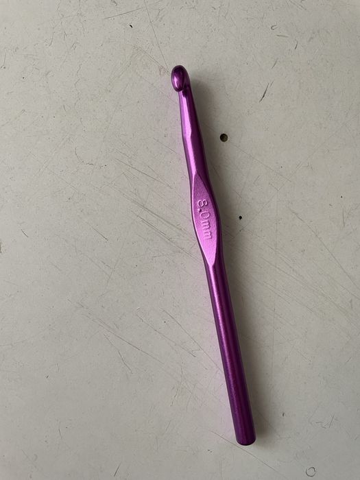 Agulha de tricô 8 mm