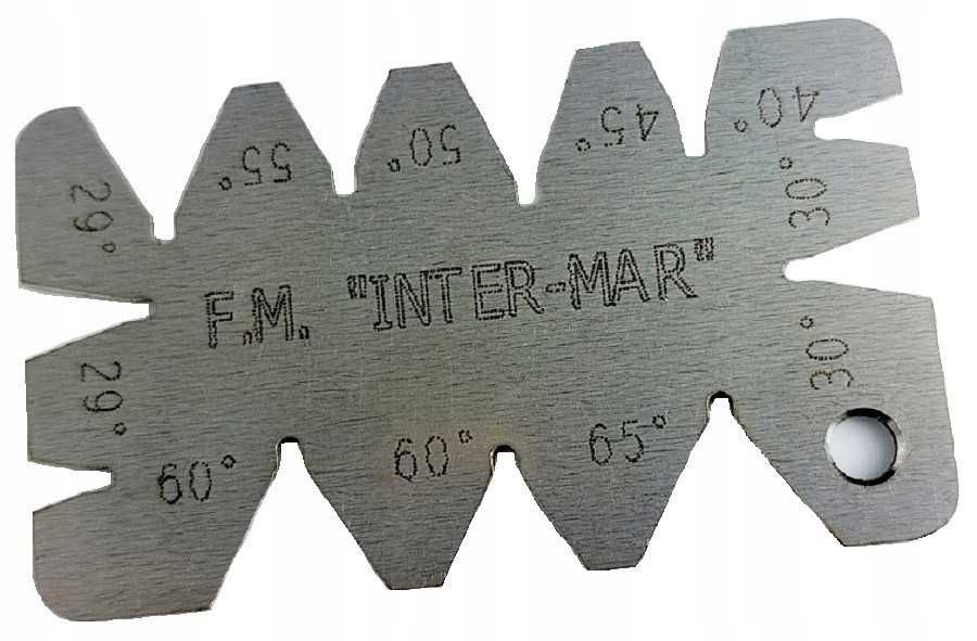 Wzornik - Wzorzec - Sprawdzian noży tokarskich