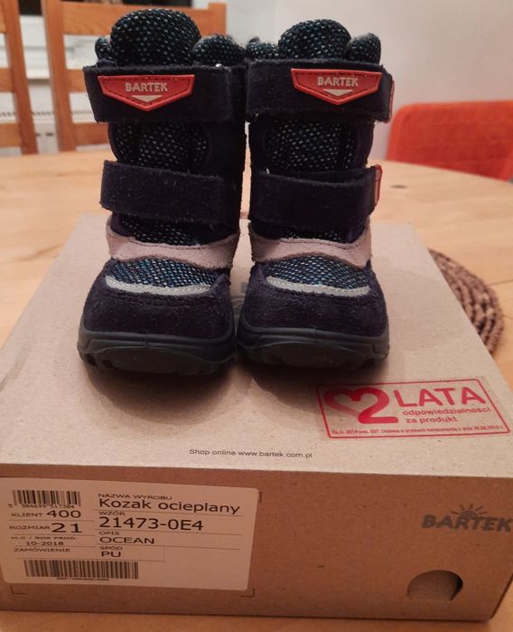 Buty zimowe BARTEK (jak nowe!) 21