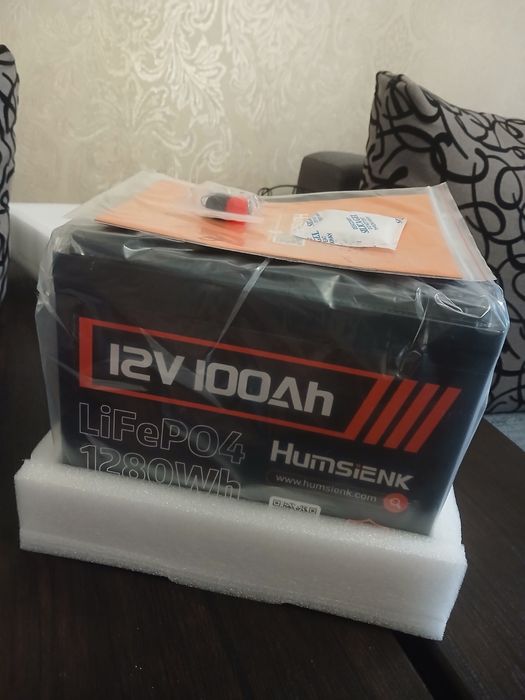 В Наявності HumsiENK LiFePO4 Акумулятор 12V 100Ah з BMS 6000+ циклів
