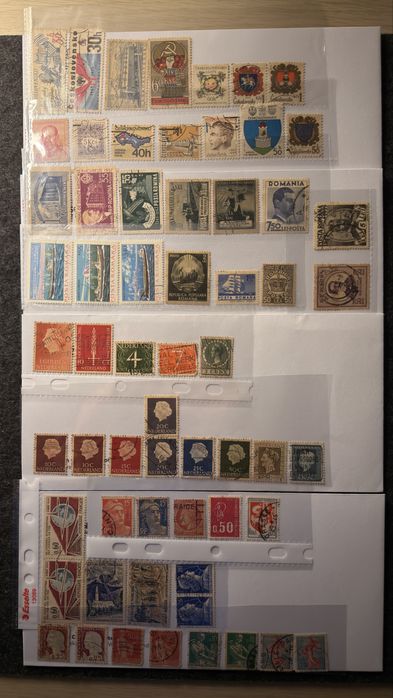 Duży zestaw znaczków Europy