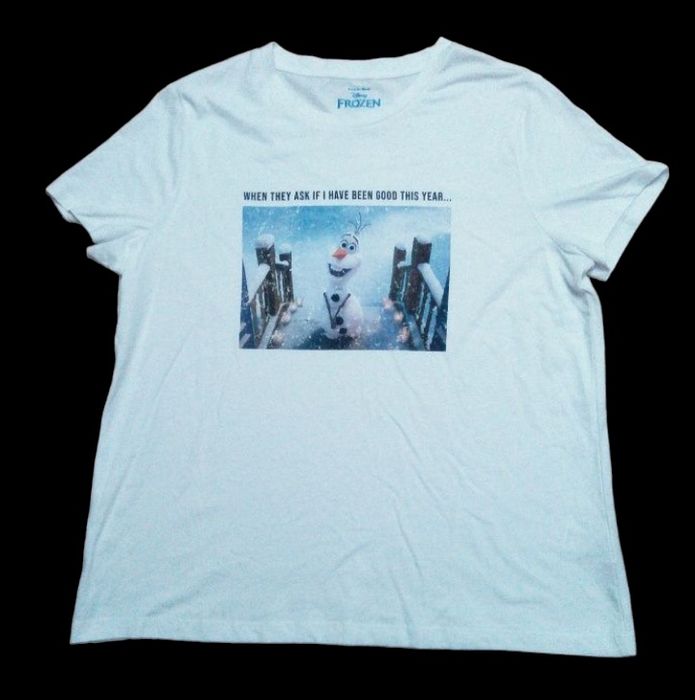 Снеговик Олаф Холодное Сердце Frozen Disney футболка