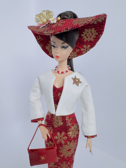 Комплект новогодний одежда одяг платье сукня жакет Барби Barbie