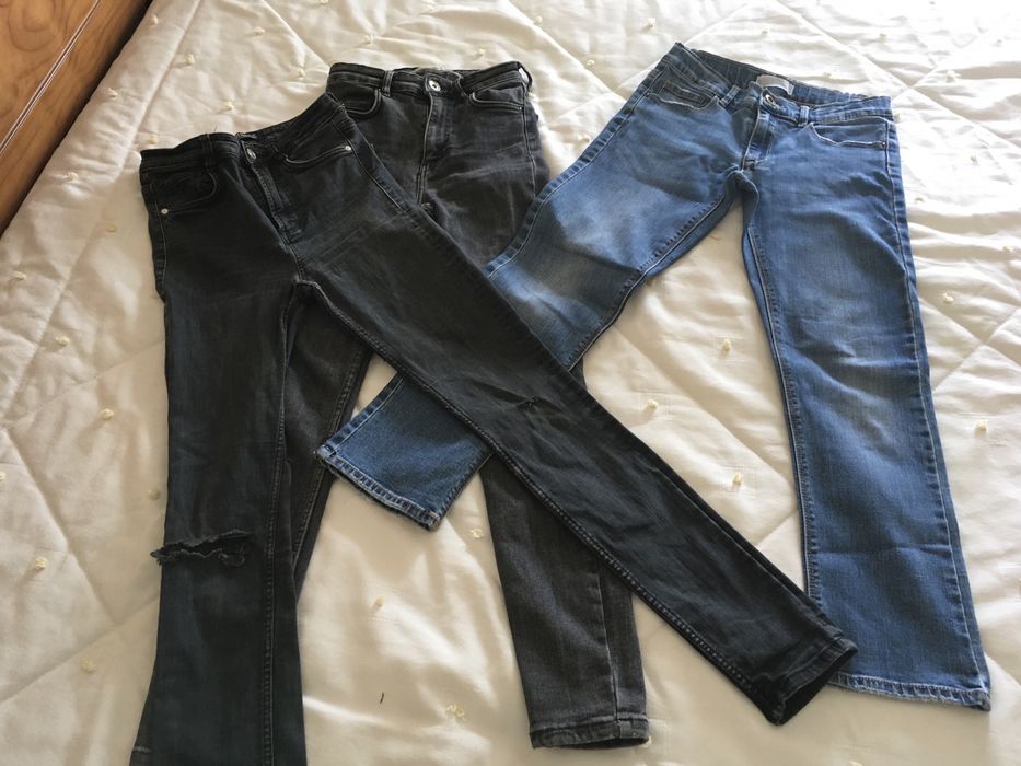 Conjunto 3 calças menina 11/12 anos