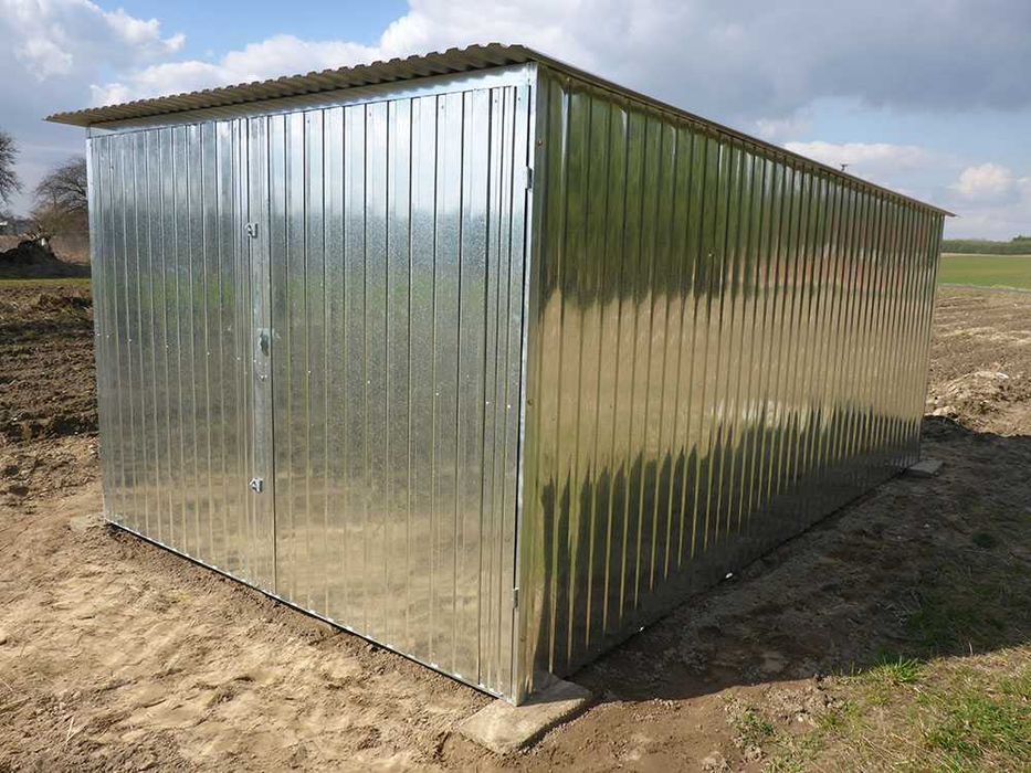 Garaż blaszany Blaszak na budowę 3x5 Najtaniej Garaże PRODUCENT garaży