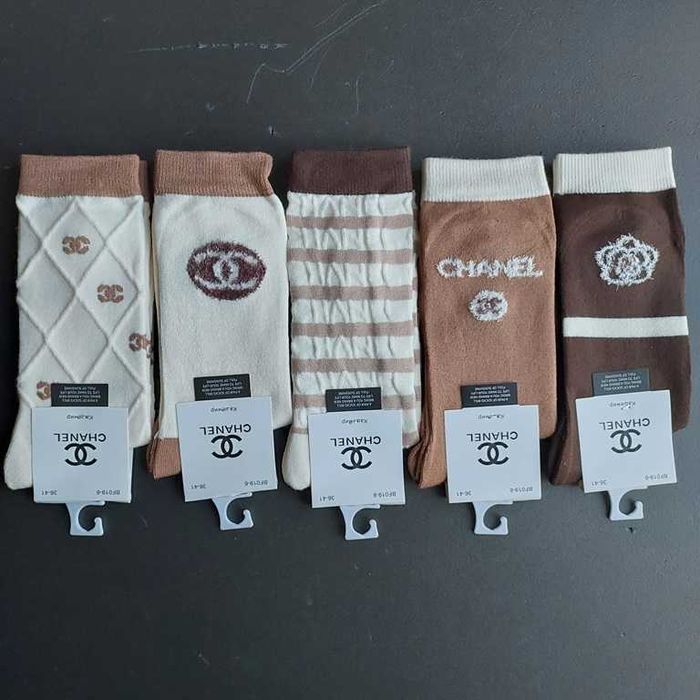 Теплі жіночі шкарпетки Louis Vuitton, Chanel. Теплые женские носки