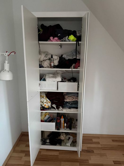 szafa BRW biała z lustrem