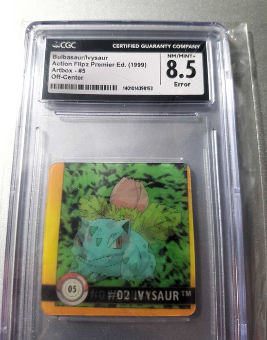 Bulbasaur/Ivysaur "Error" (Erro de Fábrica) 1999