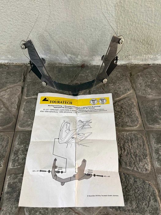 Proteção de farol Touratech para Ktm 1050_1090 1190 Adv e R