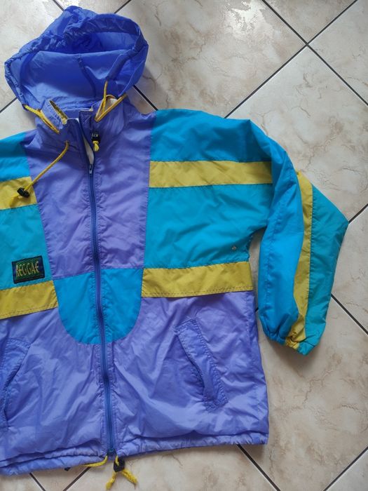 Kultowa wiatrówka lata 90te  unisex Marcel Clair