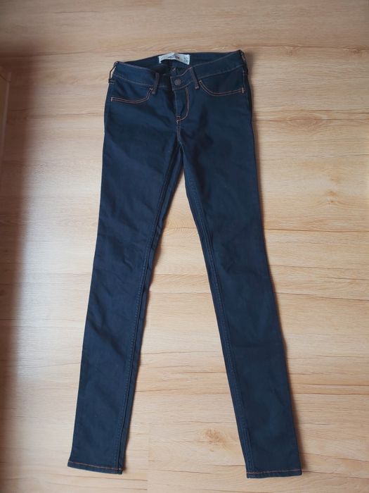 Spodnie jeansowe Slim Fit damskie młodzieżowe r. XS