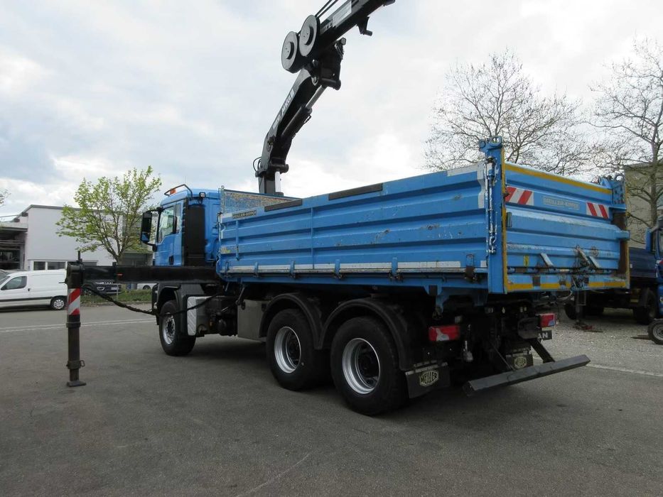 MAN TGS 26.440 - 6X4 Camião Grua Tri-basculante