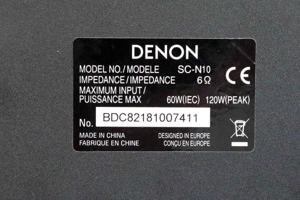 Denon SC-N10 colunas