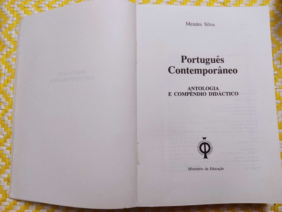 Português Contemporâneo Antologia e compêndio didáctico