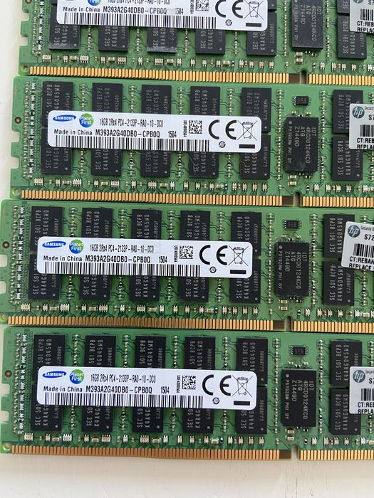 Серверна оперативна пам'ять Samsung 16gb DDR4 2133mhz rdimm ecc