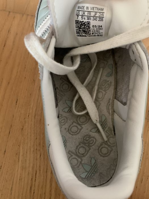 Adidas Samba OG Linen Green Metallic miętowe skóra r. 38 2/3 (IG1965) Box